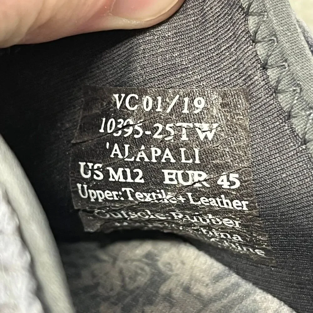 Olukai Alapa Li Mesh Slip On Boat Shoes Waterproof Grey Mens Size 12 US